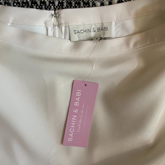 NWT Sachin & Babi Tatianna Ivory Mermaid Skirt Size 6 - Picture 8 of 9